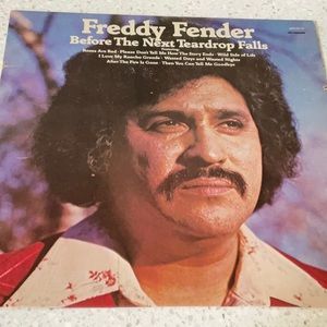 Freddy Fender “Before the Next Teardrop Falls,” Vinyl Album